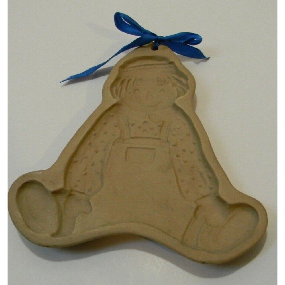 Raggedy Andy Cookie Mold 1986 Brown Bag Cookie Art Hill Design Inc